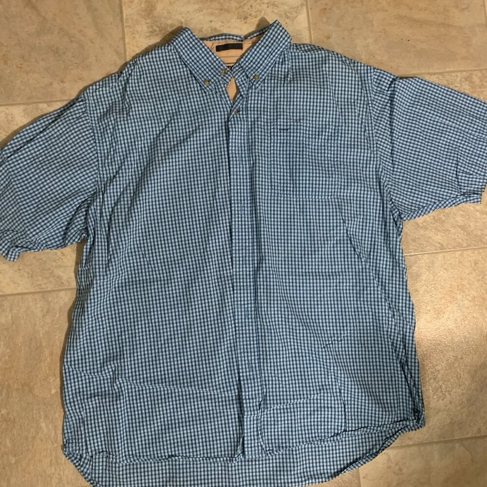 XL MEN"S wrangler short sleeve button men's